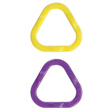 Clover 3150 Triangle Stitch Markers Medium-Sizes 9-10-1/2 2 Colors 16/Pkg