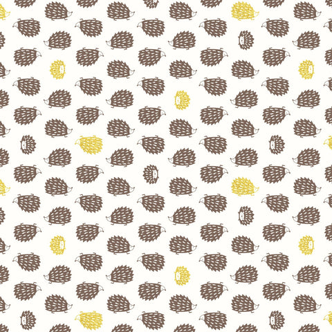 Hedgehogs Porcupines - Fantasy Land - Cosmo Japan Cotton Shirting Fabric