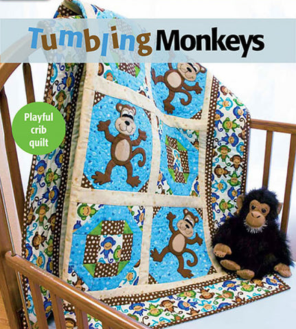 Tumbling Monkeys - Quilt Pattern by The Whimsical Workshop