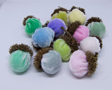 Silk Velvet Acorns - Pastel Colors (12 Acorns)