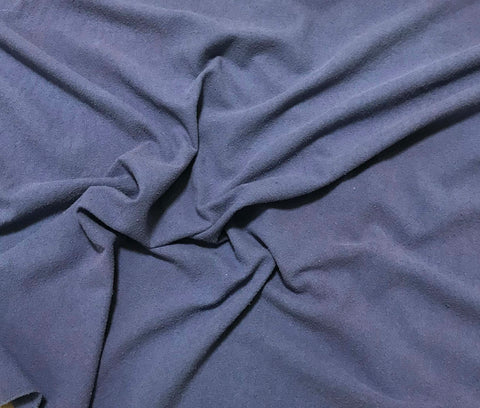 Denim Blue - Hand Dyed Silk Noil