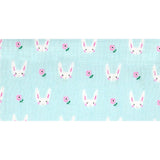 Bunnies on Blue - Creator's Room Japan Cotton Double Gauze Fabric