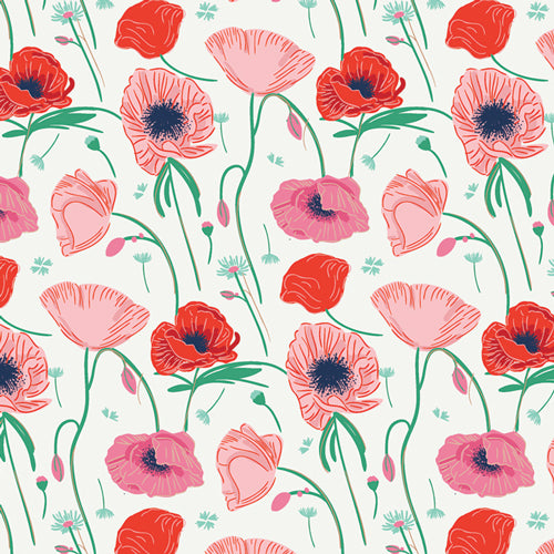 Poppy Hill - Flowerette - Art Gallery 100% Cotton Fabric