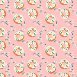 Food Trucks Donuts Pink - Paintbrush Studio Cotton Fabric