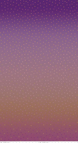Gem Stones Multi Lilac/Orange - Riley Blake Cotton Fabric