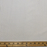 Swiss Dot On White- Gold - Riley Blake Cotton Fabric