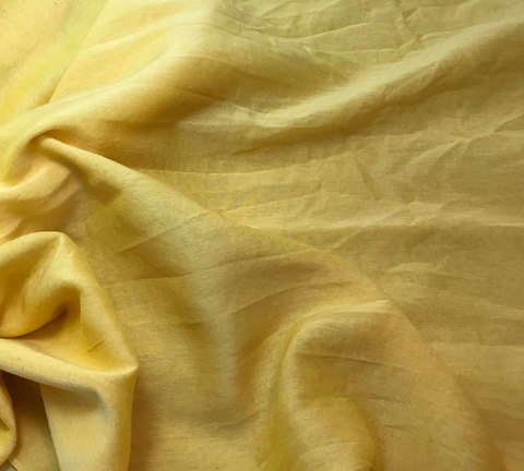 Golden Poppy - Hand Dyed Silk/Cotton Voile