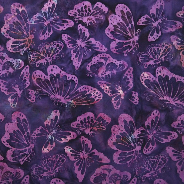 Gondiya Butterflies - Metamorphosis - Batik by Mirah Cotton Fabric