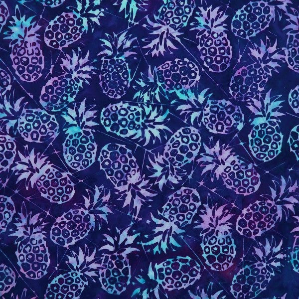 Gumla Pineapples - Sonora - Batik by Mirah Cotton Fabric