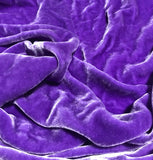 Bright Lavender - Hand Dyed Silk Velvet