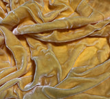 Goldenrod - Hand Dyed Silk Velvet