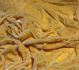 Goldenrod - Hand Dyed Silk Velvet