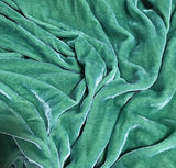 Sage Leaf - Hand Dyed Silk Velvet