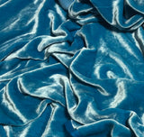 Turquoise Blue - Silk Velvet