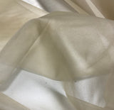 Beige - Silk Organza Fabric