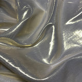 Gold Metallic Silk Lame Chiffon Fabric