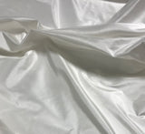 White - Silk Taffeta Fabric