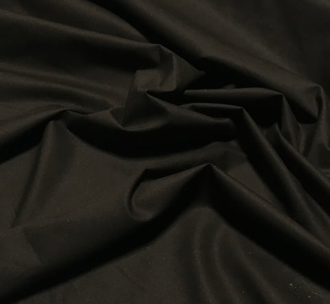 Chocolate Brown - Stretch Cotton Fabric