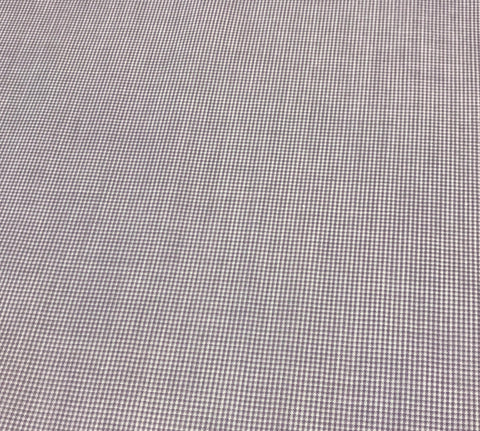 Spechler-Vogel Fabric - Lavender Micro Check Gingham Imperial Combed Poly/Cotton Fabric