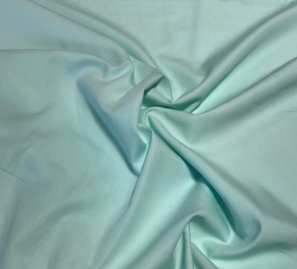 Aqua - Pima Cotton Broadcloth Fabric