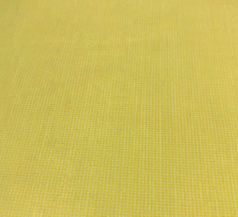 Spechler-Vogel Fabric - Yellow Micro Check Gingham Imperial Combed Poly/Cotton Fabric