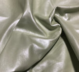 Metallic Light Green - Lambskin Leather