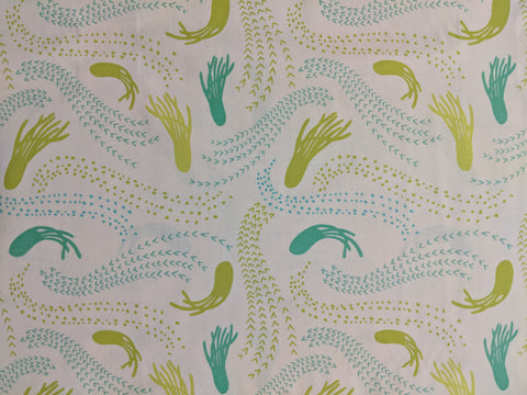 Calamar Citron Squid Octopus - Sirena - Art Gallery Fabrics -Premium Cotton