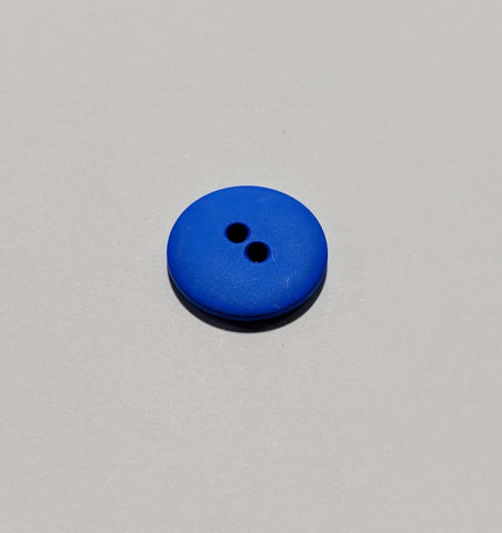 200 Pieces Tiny Buttons 2 Hole Doll Making Crafts (Blue 6 mm)