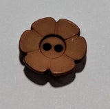 Daisy Flower Plastic Button - 15mm / 5/8 inch - Dill Buttons