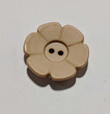 Daisy Flower Plastic Button - 28mm / 1 1/8 inch - Dill Buttons