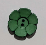 Daisy Flower Plastic Button - 28mm / 1 1/8 inch - Dill Buttons