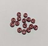 Tiny Baby or Doll 2 Hole Plastic Button - 7mm / 1/4 inch - Dill Buttons