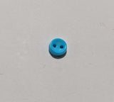 Tiny Baby or Doll 2 Hole Plastic Button - 7mm / 1/4 inch - Dill Buttons