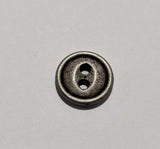Pewter Metal 2 Hole Button - Dill Buttons