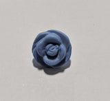 Rose Flower Plastic Button - 15mm /1/2 inch - Dill Buttons
