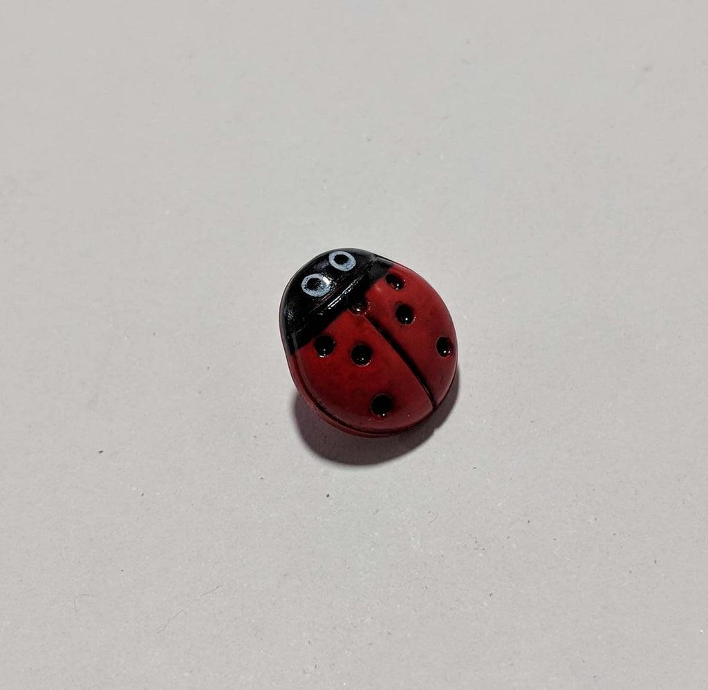 Ladybug Plastic Button - Dill Buttons