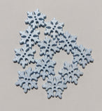 Snowflake Plastic Button - 20mm / 13/16 inch - Dill Buttons