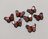 Monarch Butterfly Plastic Button - Dill Buttons
