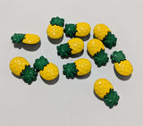 Pineapple Plastic Button - Dill Buttons
