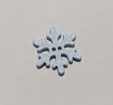 Snowflake Plastic Button - 34mm / 1-3/8 inch - Dill Buttons