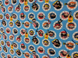 Pirate's Life - Holed Up Blue- Riley Blake Cotton Fabric