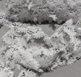 Leaves White - Guipure Bridal Lace (2-1/4" wide)