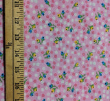 Petite Treat - Floral Pink - Riley Blake Cotton Fabric