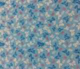 Petite Treat - Bows Blue - Riley Blake Cotton Fabric