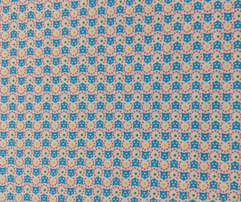 Petite Treat - Geo Blue - Riley Blake Cotton Fabric