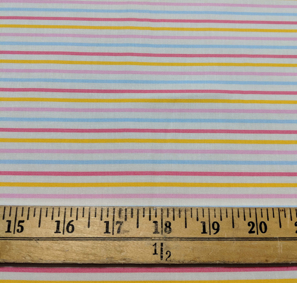 Petite Treat - Stripes Multi - Riley Blake Cotton Fabric