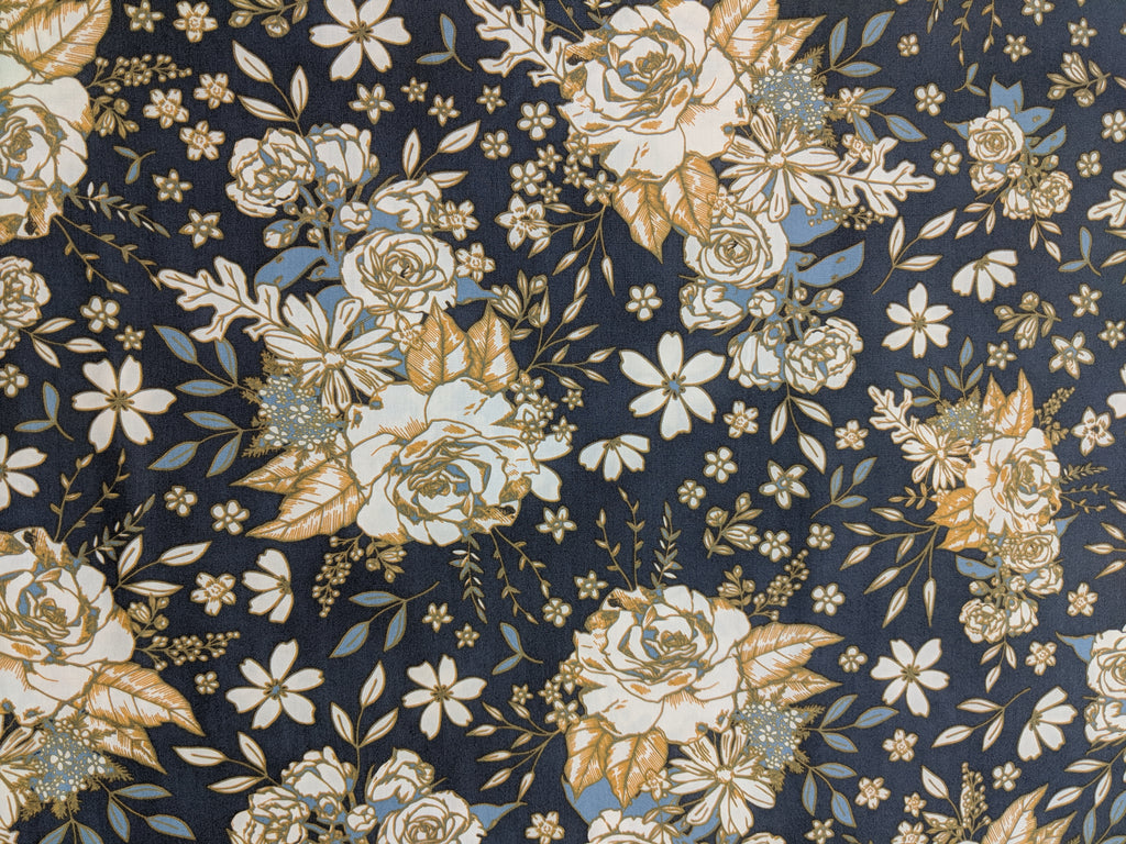 Floral Universe from Fusion Trinkets Art Gallery Fabrics -Premium Cotton Fabric