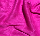Magenta Pink - Hand Dyed Silk Dupioni