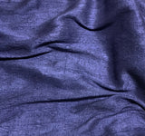 Midnight Blue - Hand Dyed Silk Dupioni