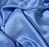 Periwinkle Blue - Hand Dyed Silk Twill